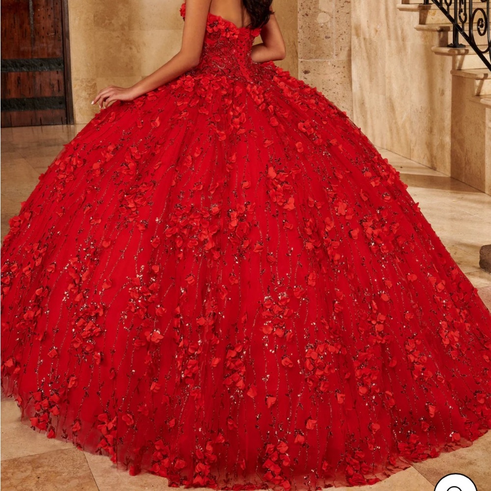 Red Quinceañera Gown